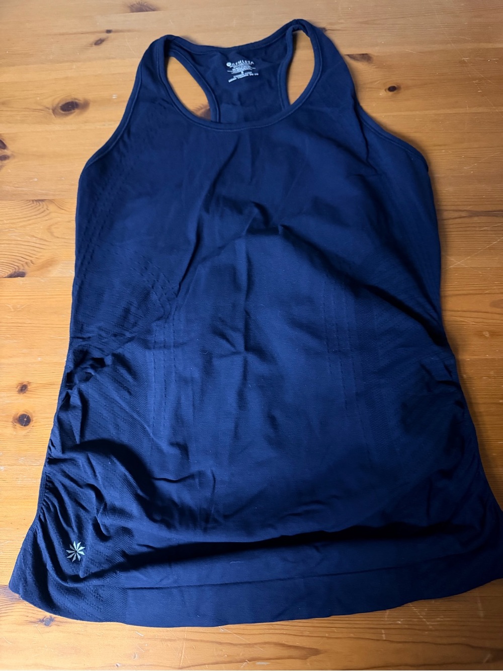 Athleta Navy Racerback Tank Top